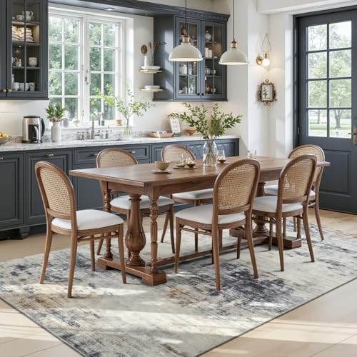 Washable 5x7 Area Rug with Non (Grey / Brown / 5' x 7' (Rectangular))