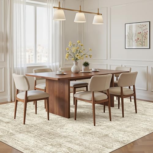 5x7 Area Rugs for Living Room (Beige / 5' x 7' (Rectangular))