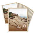 8x10 Natural Oak Wood Picture Frames Set of 15 (Set of 15 / Beige Oak / 8x10 in)