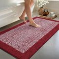 60x24 Long Bathroom Rugs Non Slip Washable (Red / 2' x 5' (Rectangular))