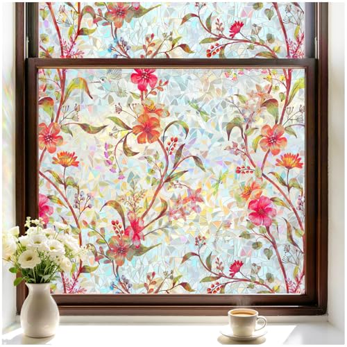 Stained Glass Window Privacy Film (35.4" x 157.4" / Cosmos)
