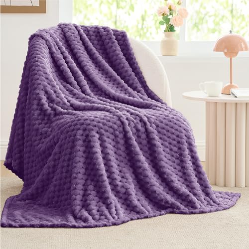 Purple Throw Blanket for Couch (Purple / Throw(50"x60"))