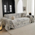 Boho Sofa Covers (71" x 118" / 11# Light Grey Artistic Gradient)