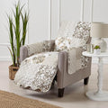 Reversible Patchwork Recliner Cover (Recliner / Patchwork - Taupe)