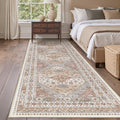 3x10 Runner Rug Non Slip Washable Hallway Runner (Orange / 3' x 10' (Runner))