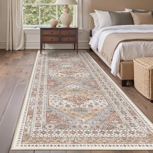 3x10 Runner Rug Non Slip Washable Hallway Runner (Orange / 3' x 10' (Runner))