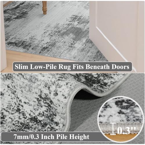 9x12 Area Rug (Black Gray / 9' x 12' (Rectangular))