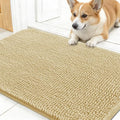 Dog Door Mat for Muddy Paws 30x17 (Sand / 30" X 17")