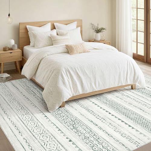 Green Rug Living Room Rugs (Green / 8' X 10' (Rectangular))