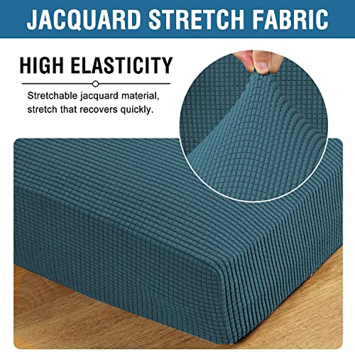 Super Stretch Individual Seat Covers (Deep Teal / 2 Cushion Sofa)