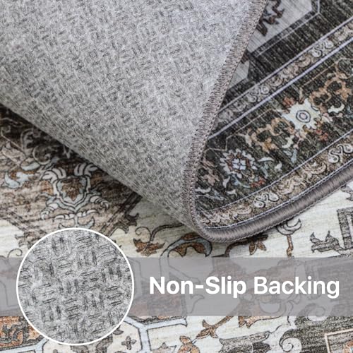 Dark Grey Rug 8x10 Area Rugs for Bedroom (Area Dark Grey / 8' x 10' (Rectangular))