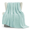 Extra Large Soft Fleece Throw Blanket for Couch (Light Blue / Throw(50x70 In))