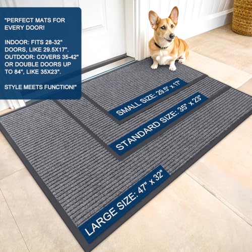 Front Door Mat 59x34 (Grey / 59" X 34")