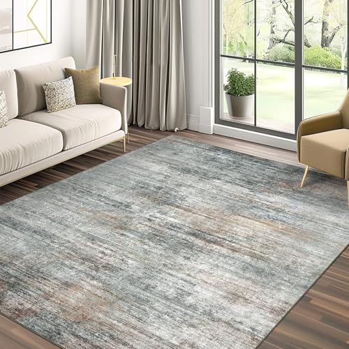 8x10 Area Rugs for Bedroom (Ash Gray/Brown / 8' x 10' (Rectangular))