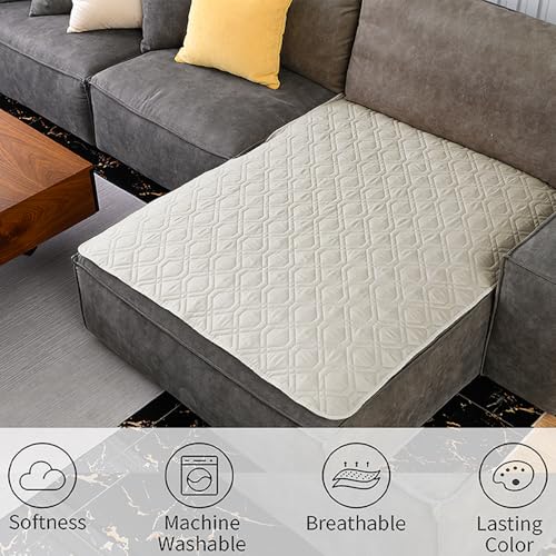 Waterproof Dog Bed Cover Pet Blanket for Furniture Bed Couch Sofa Reversible (40x50 Inch (Pack of 1) / Cream+babypink)