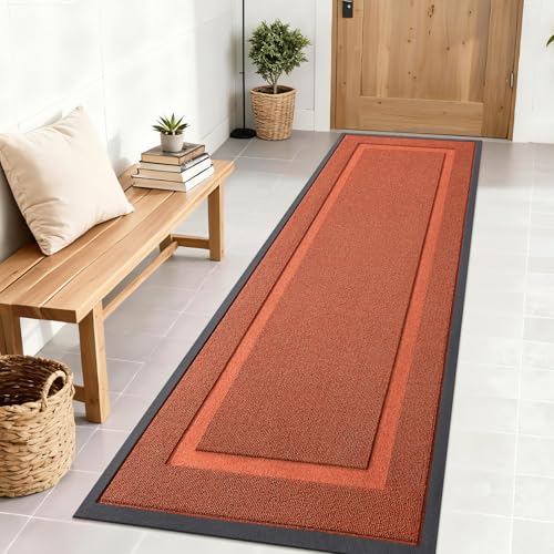 Front Door Mat Outside 71x23 (Vermillion Red / 71" x 23")