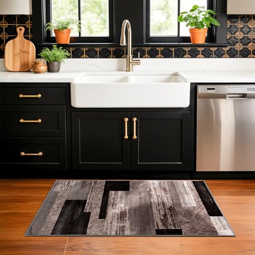 2x3 Washable Entryway Rug (Chocolate / 2' x 3' (Rectangular))