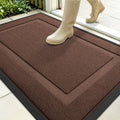Front Door Mat Outside 35x23 (Chocolate Brown / 35" x 23")