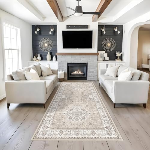 Washable 4x8 Hallway Runner Rug (4' x 8' (Rectangular) / Beige)