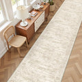3x14 Runner Rug Non Slip (Beige/Ivory / 3' x 14' (Runner))