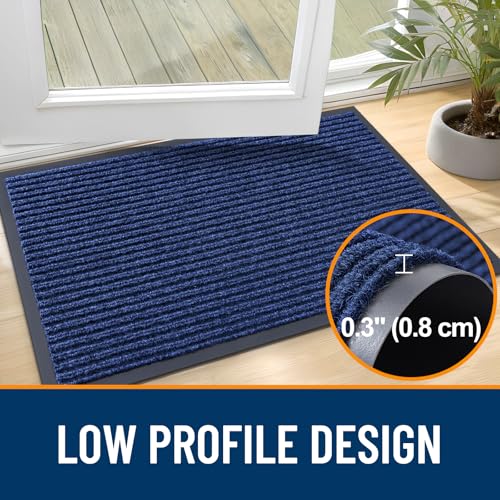 Front Door Mat 59x23 (Blue / 59" X 23")