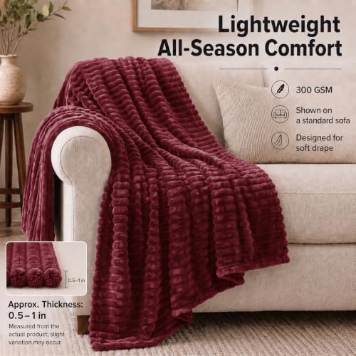 Red Twin Blanket for Bed (Red / Twin (60" x 80"))