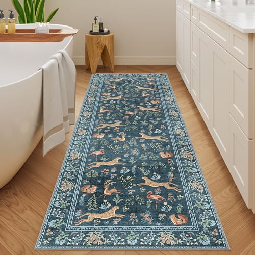 2.6x8 Rug for Hallway (Blue (Animal) / 2'6" x 8' (Rectangular))