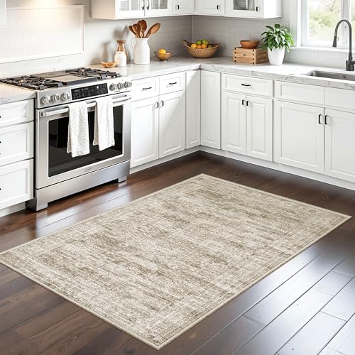 3x4 Rugs Non Slip (Brown / 3' x 4' (Rectangular))