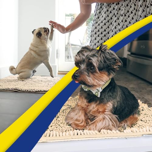 Super Water Absorbent Door Mat Indoor (Beige / 24" x 96")