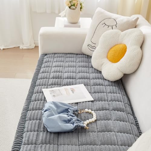 Couch Covers for Dogs Washable (Blue-grey / 27.6" X 70.9")