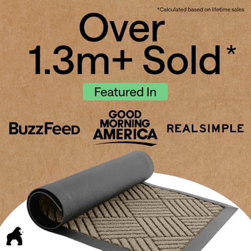 WeatherMAX Door Mat (Beige Diamond / 29" x 17")