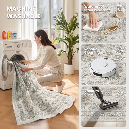 8x10 Area Rugs for Living Room (Brown/Grey / 8' x 10' (Rectangular))