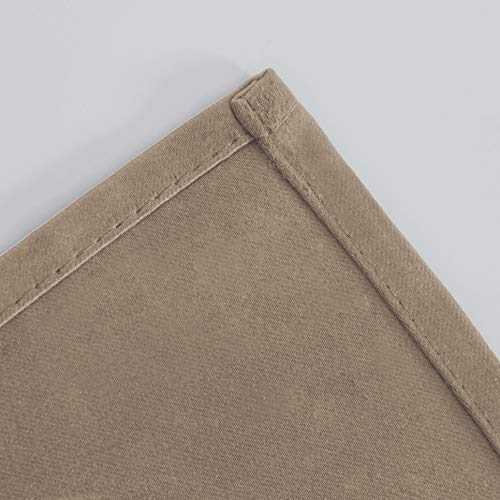 Cappuccino Thermal Blackout Curtains (Cappuccino / 52"W x 108"L (Pack of 2))