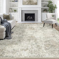 9x12 Area Rugs for Living Room Washable Bedroom Dining Room Beige Brown (Beige/Brown / 9' x 12' (Rectangular))