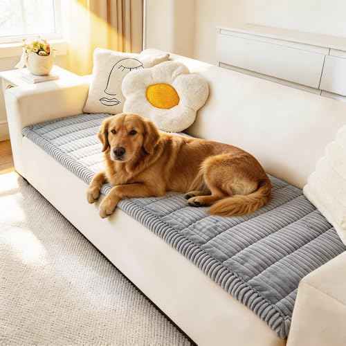 Couch Covers for Dogs Washable (Light Blue-grey / 27.6" X 70.9")