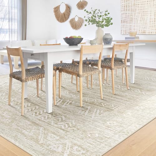 6x9 Area Rugs for Living Room (Ivory Beige / 6' x 9' (Rectangular))