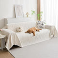 Couch Cover for Dogs (71" x 150" / 9# Lines Beige)