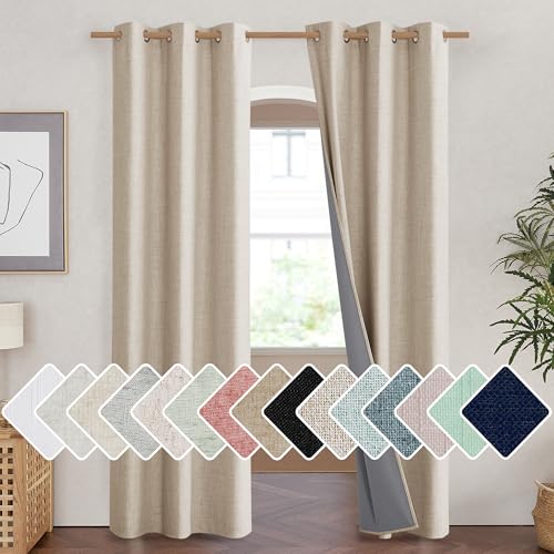 Cream Full Blackout Boho (42"W x 84"L (Pack of 2) / Cream)