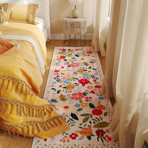 Runner Rug 2x5 Washable (Beige / 2' x 5' (Rectangular))