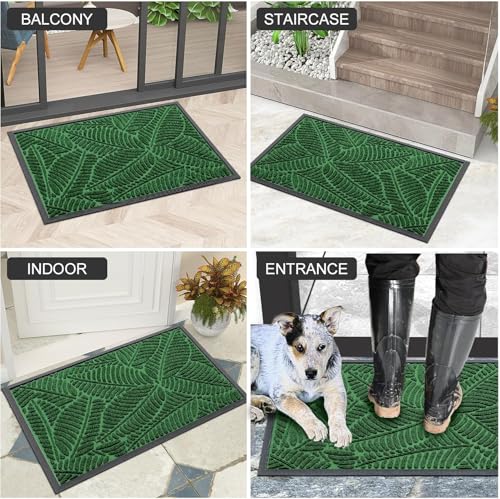 Waterproof Front Doormat (Green / 71" X 47")