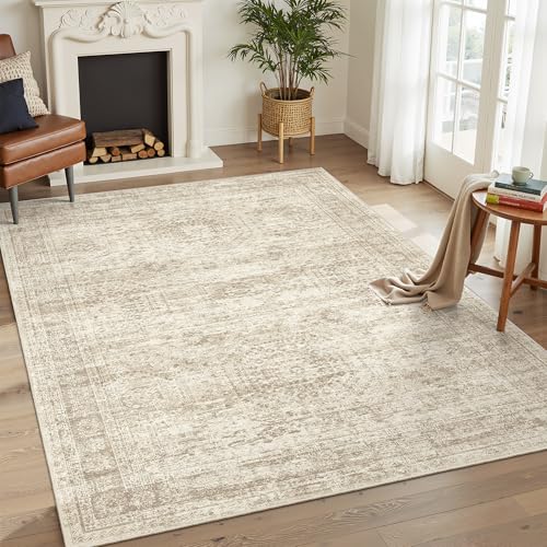 4x6 Area Rug for Living Room (Beige / 4' x 6' (Rectangular))