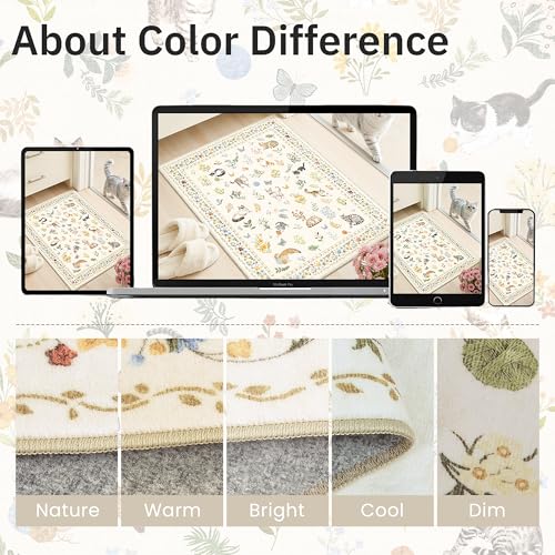 Cat 9x12 Area Rugs for Living Room (Cat Beige / 9' x 12' (Rectangular))