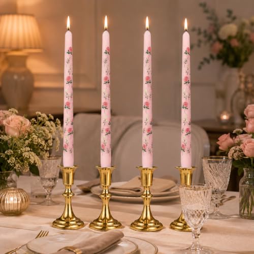 Print Taper Candles Dripless Candlesticks (1E-8D4T-RONEW)