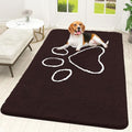 Dog Door Mat for Muddy Paws 59x35 (Brown / 59" X 35")