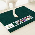 Super Water Absorbent Door Mat Indoor (Dark Green / 48" x 72")
