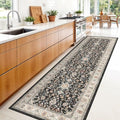 3x10 ft Long Hallway Runner Rug (Black / 3' x 10' (Rectangular))