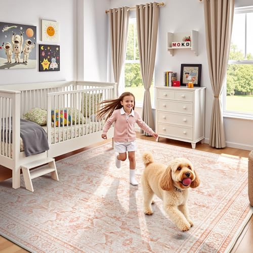 9x12 Area Rugs for Living Room (Pink / 9' X 12' (Rectangular))