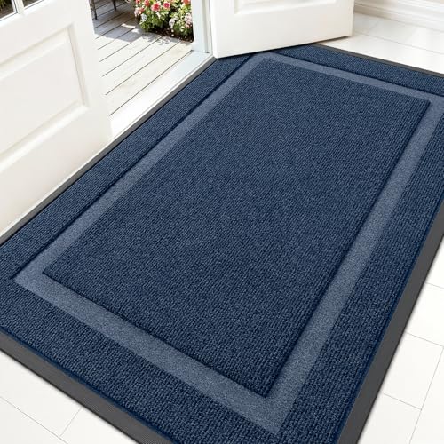 Front Door Mat Outside 59x30 (Blue / 59" x 30")