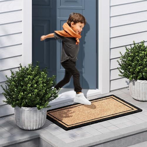 Front Door Welcome Mat (Border / 30 x 17 inches)