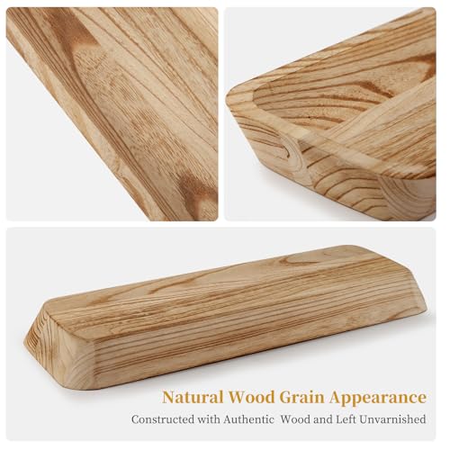 16" Long Wooden Dough Bowl for Home Decor